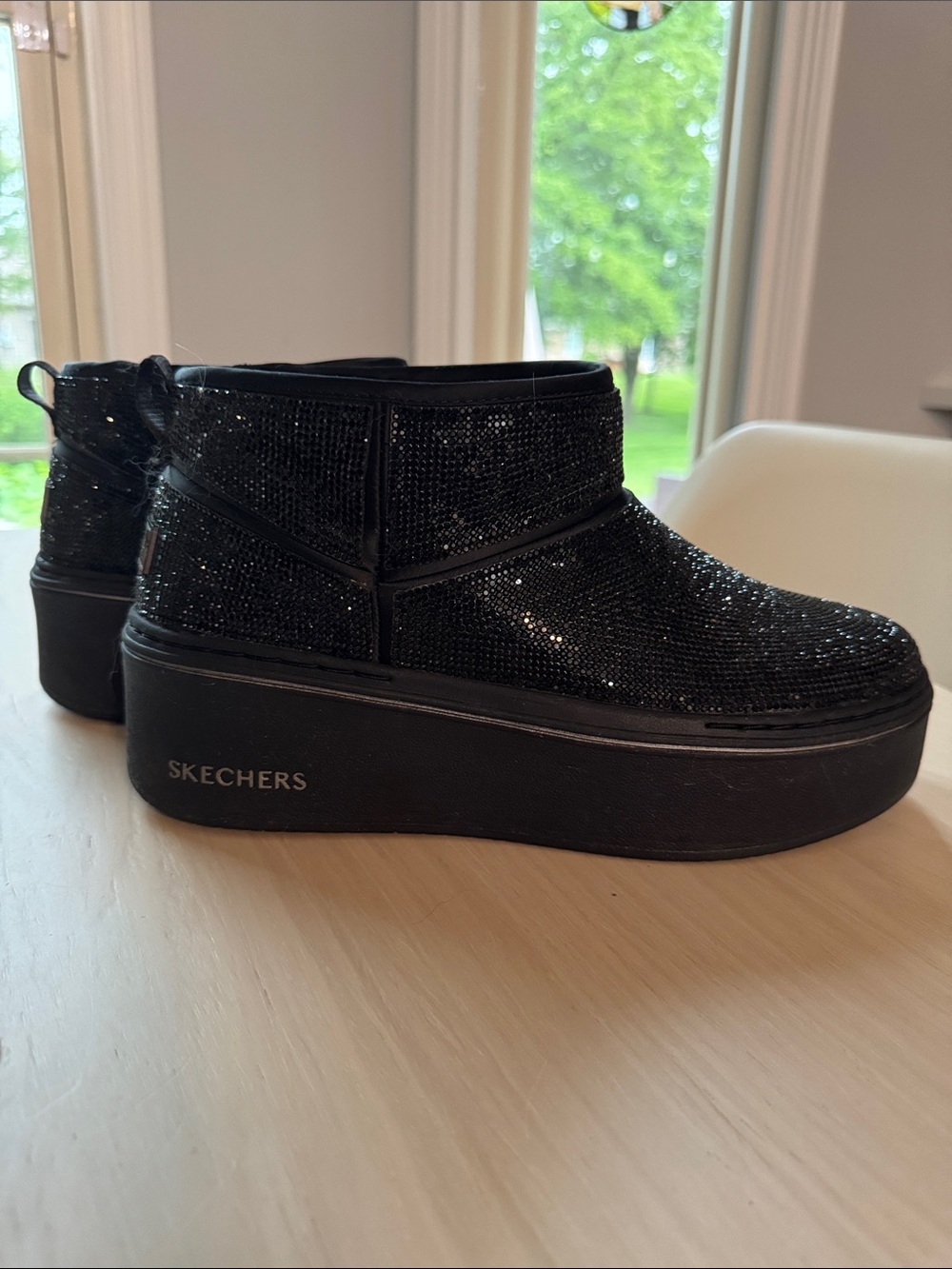 Skechers Paloma Ankle Boots- Rhinestone Rush